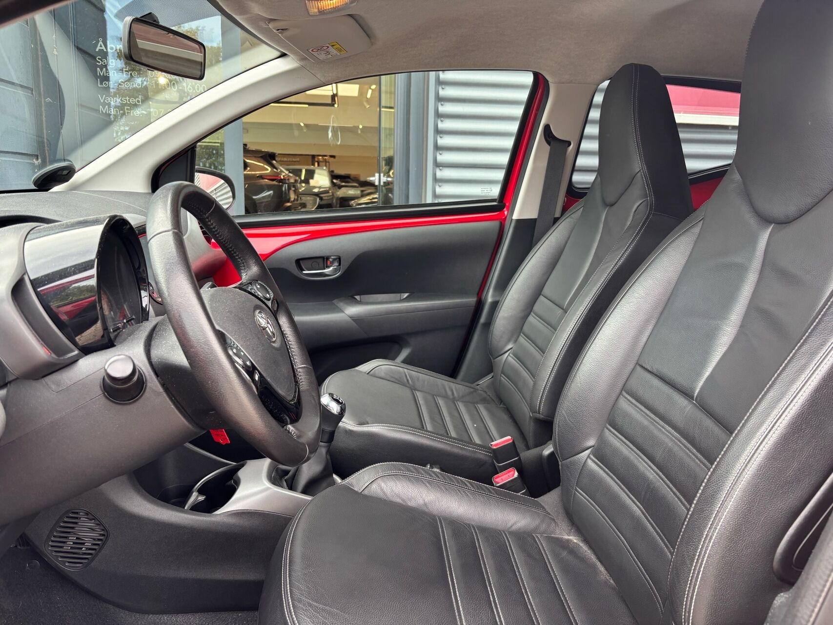 Rød Toyota Aygo fra 2020