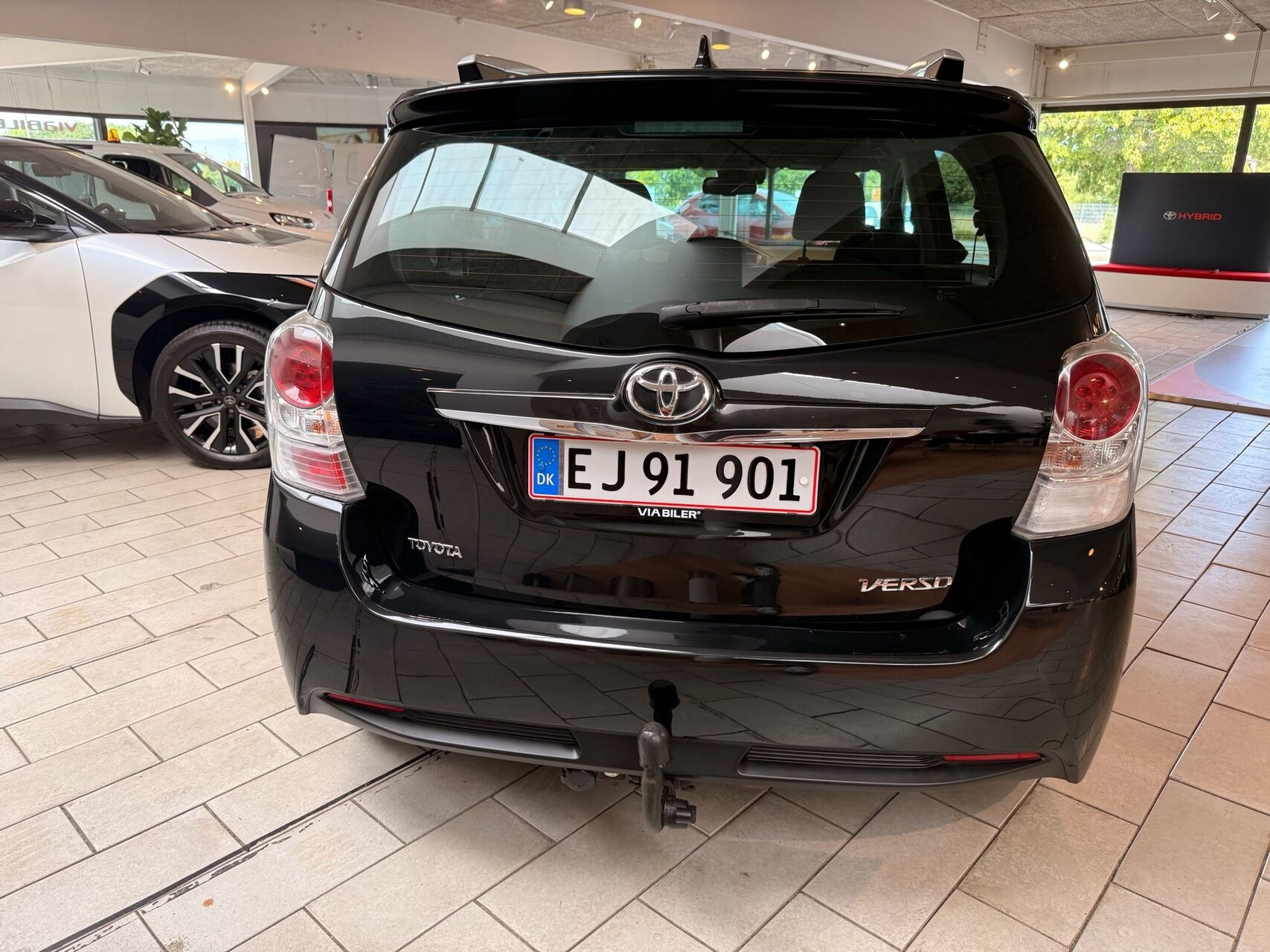Sort Toyota Verso fra 2017