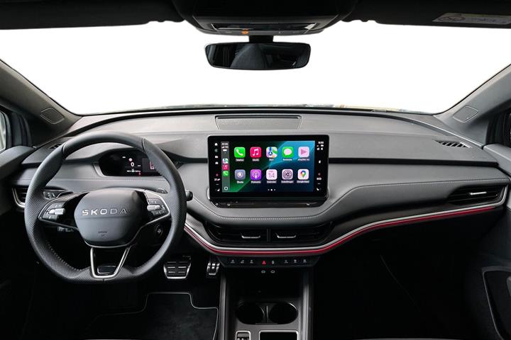 Grå Skoda Enyaq fra 2026