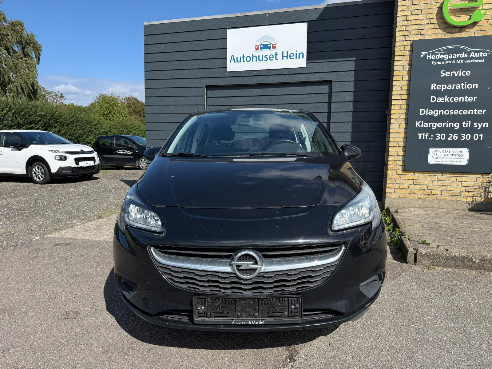 Sort Opel Corsa fra 2019