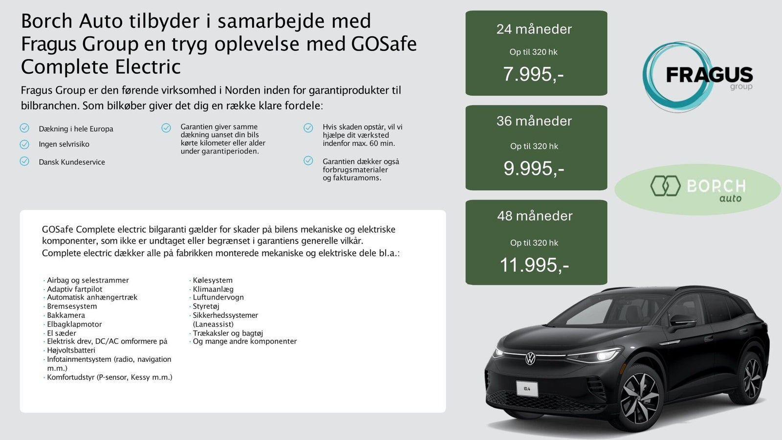 Sort BMW iX3 fra 2022