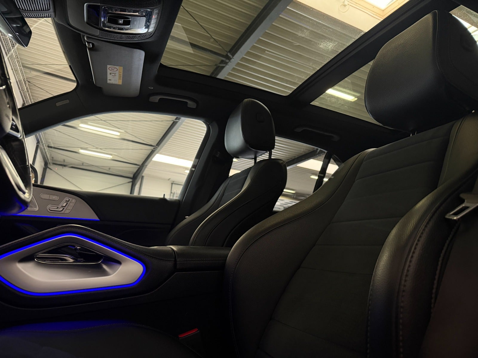 Grøn Mercedes GLE400 d fra 2020