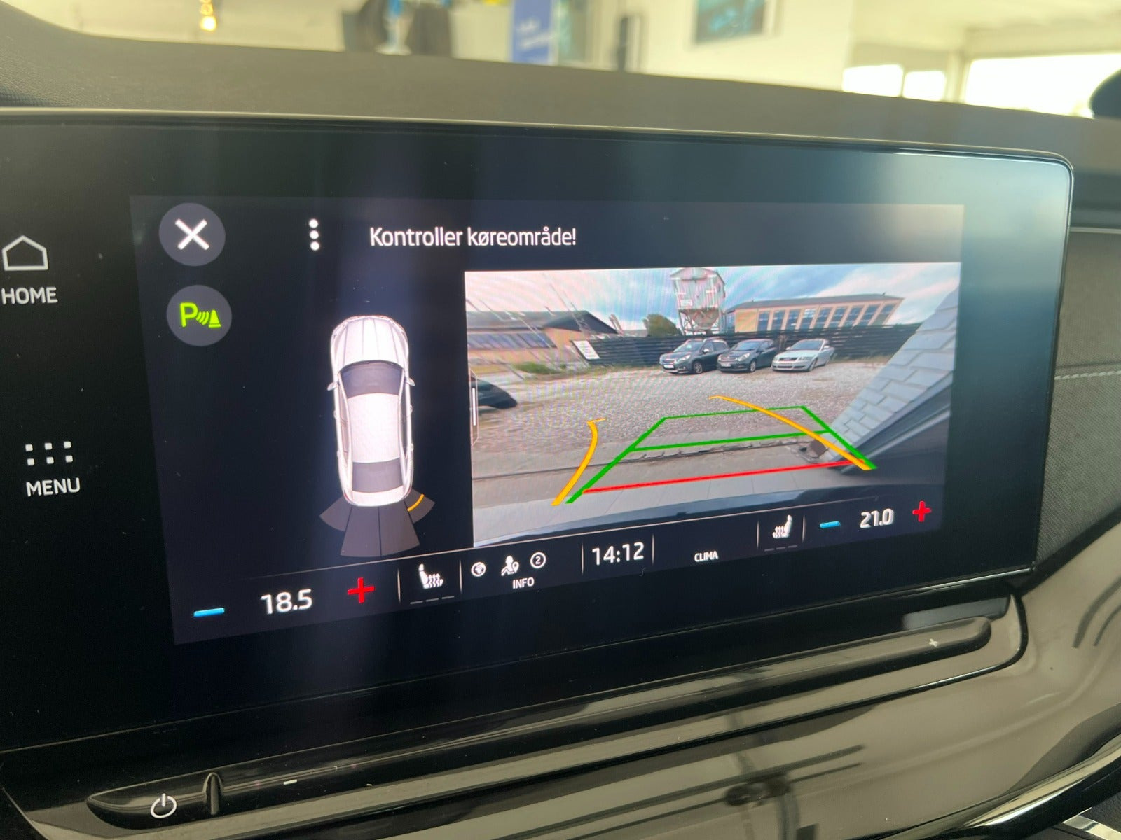 Sort Skoda Octavia fra 2021
