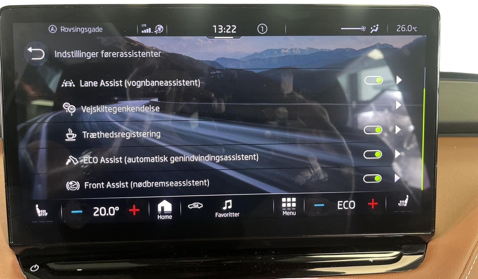 Sort Skoda Enyaq fra 2022