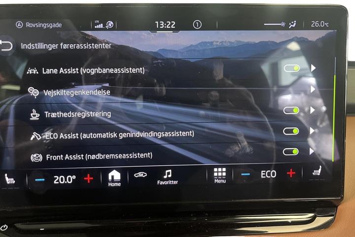 Sort Skoda Enyaq fra 2022