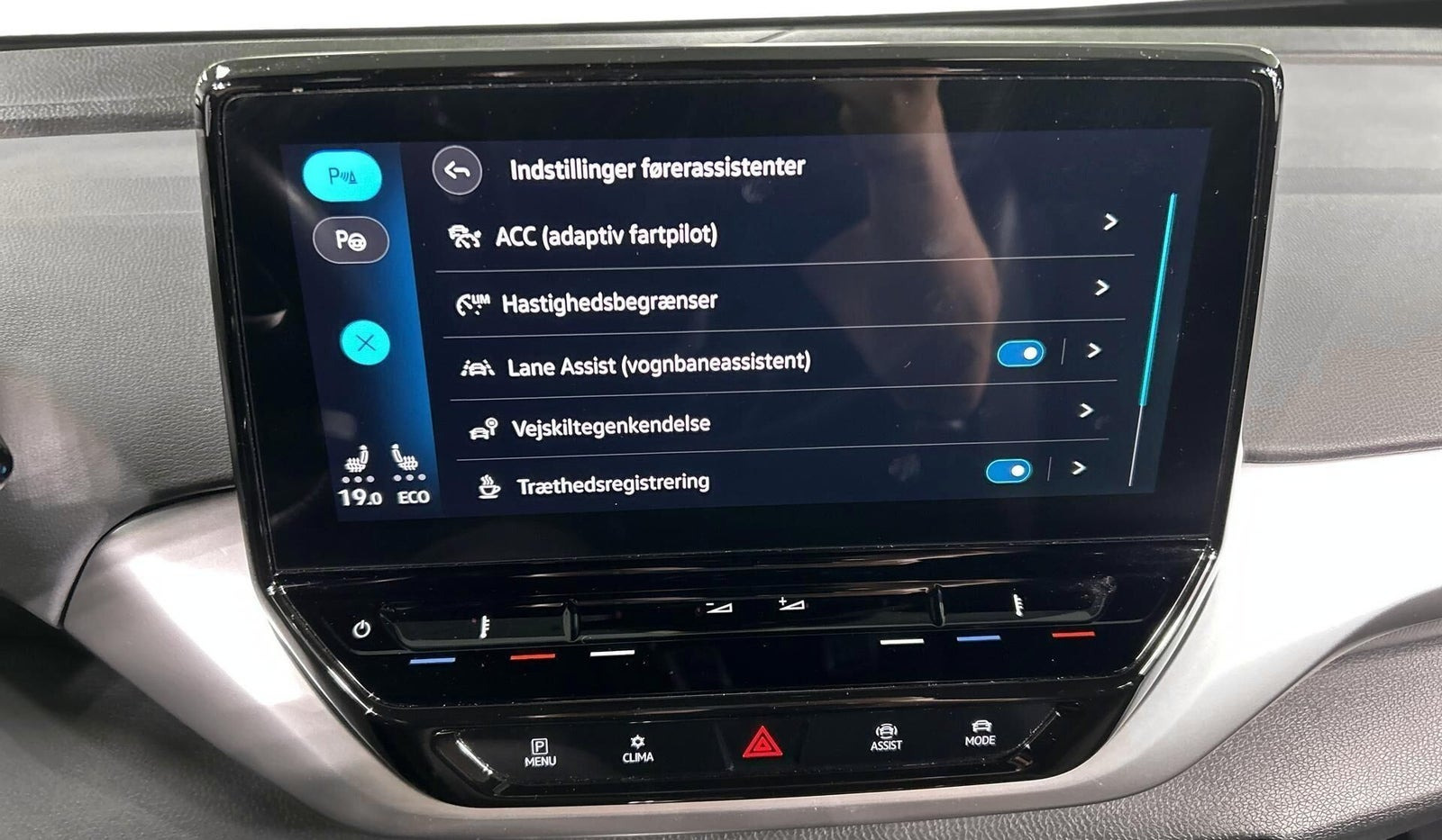 Blå VW ID.4 fra 2022
