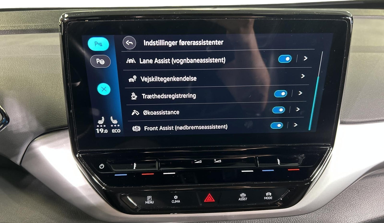 Blå VW ID.4 fra 2022