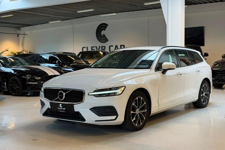 Hvid Volvo V60 fra 2019