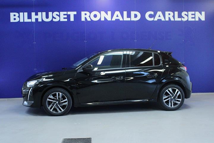 Sort Peugeot 208 fra 2020