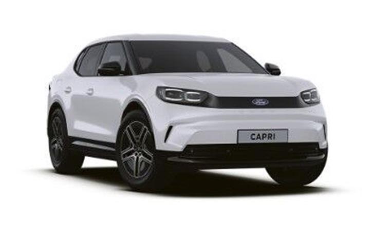 Hvid Ford Capri fra 2025