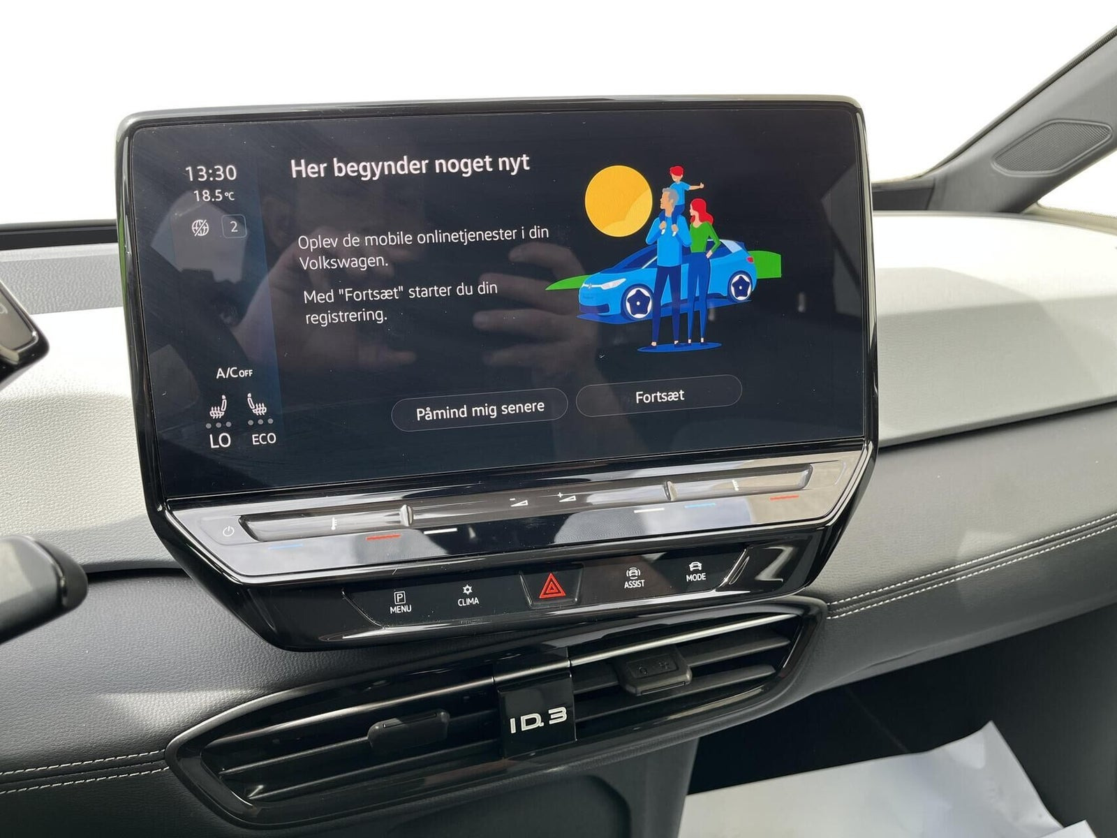Grå VW ID.3 fra 2024