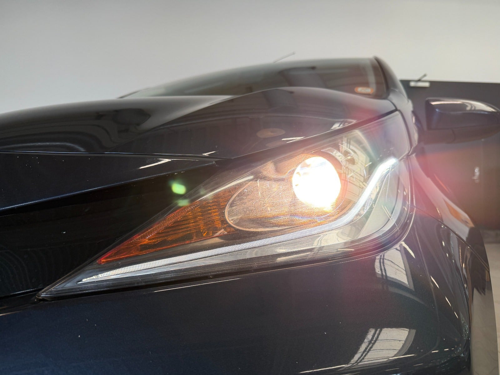 Blå Toyota Aygo fra 2015