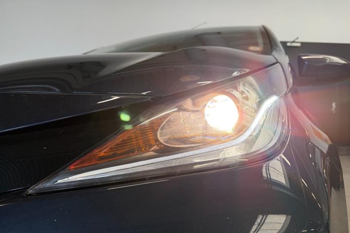 Blå Toyota Aygo fra 2015