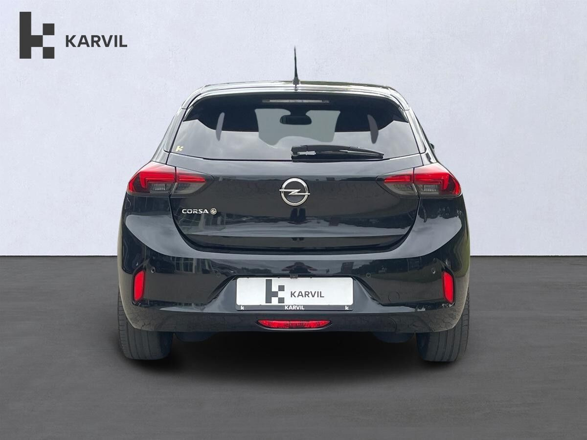 Sort Opel Corsa-e fra 2023