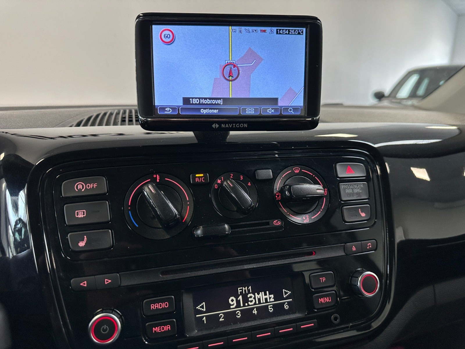 Blå VW UP! fra 2014