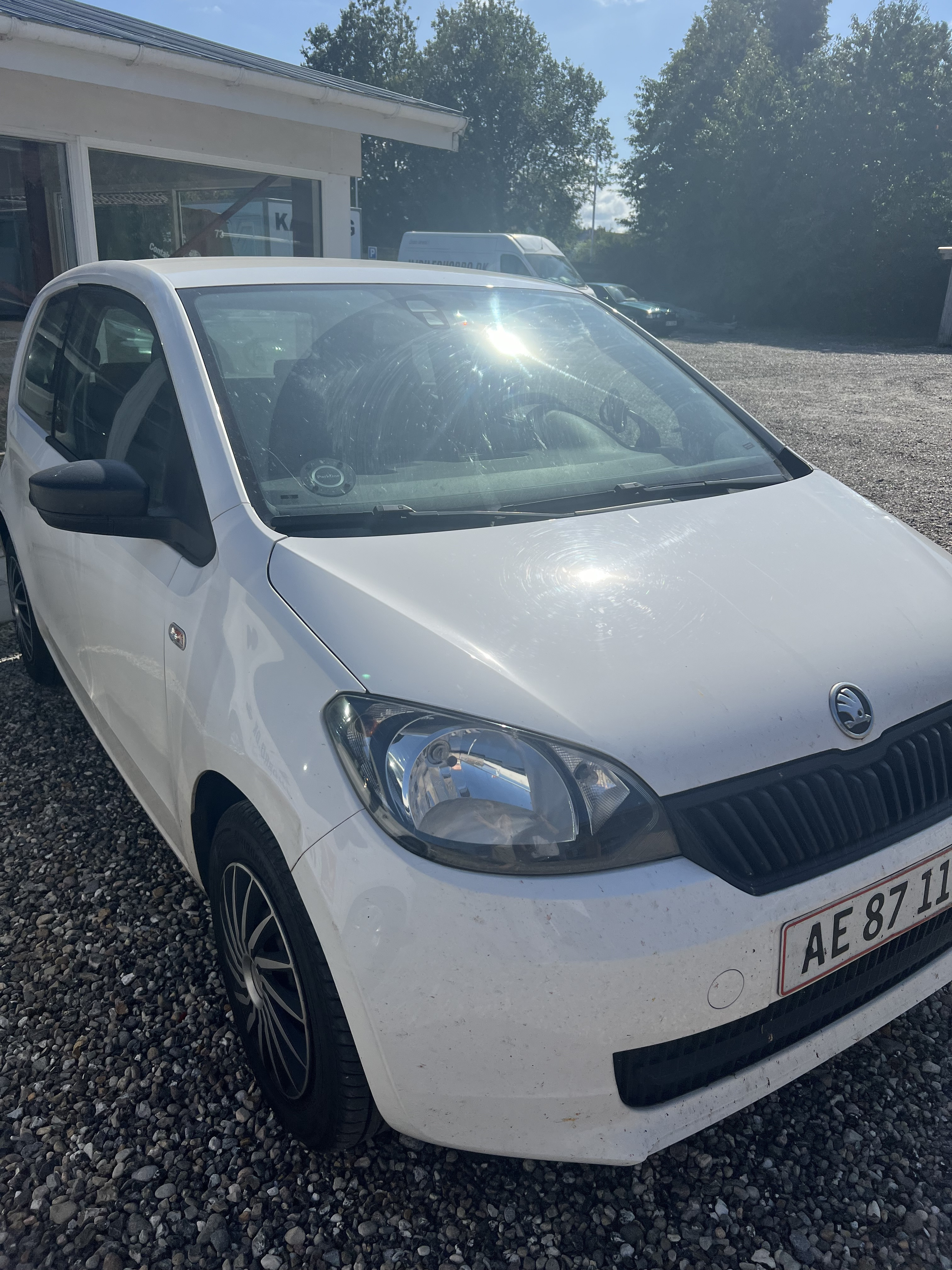 Hvid Skoda Citigo fra 2013