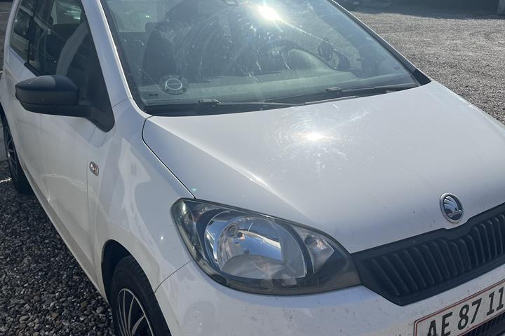 Hvid Skoda Citigo fra 2013