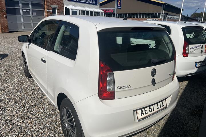 Hvid Skoda Citigo fra 2013