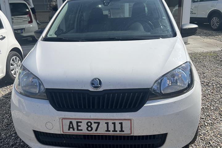 Hvid Skoda Citigo fra 2013