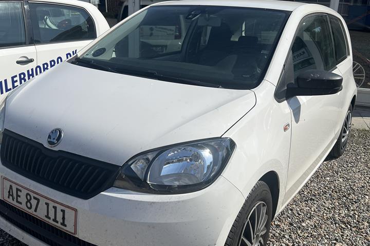 Hvid Skoda Citigo fra 2013
