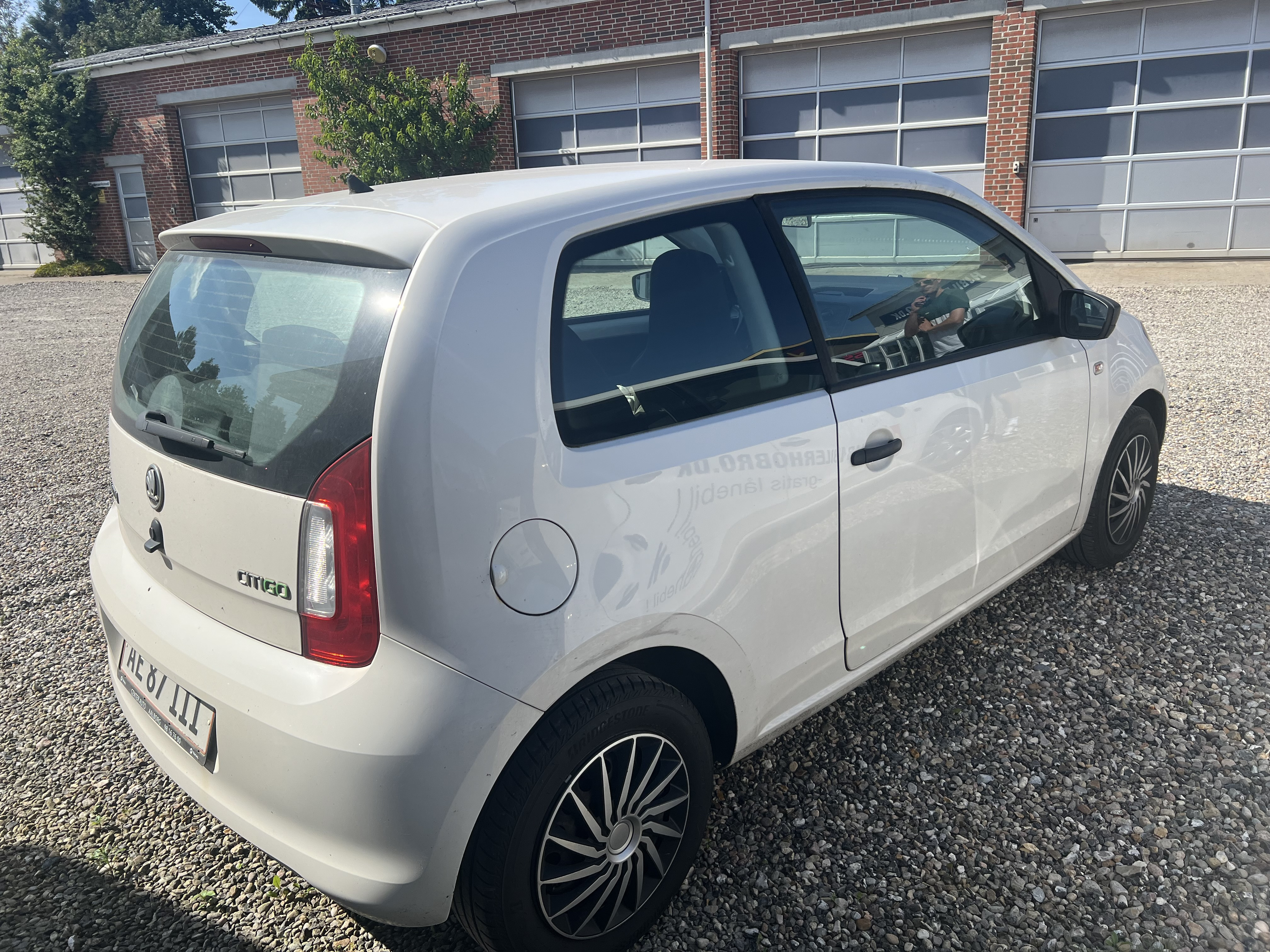 Hvid Skoda Citigo fra 2013