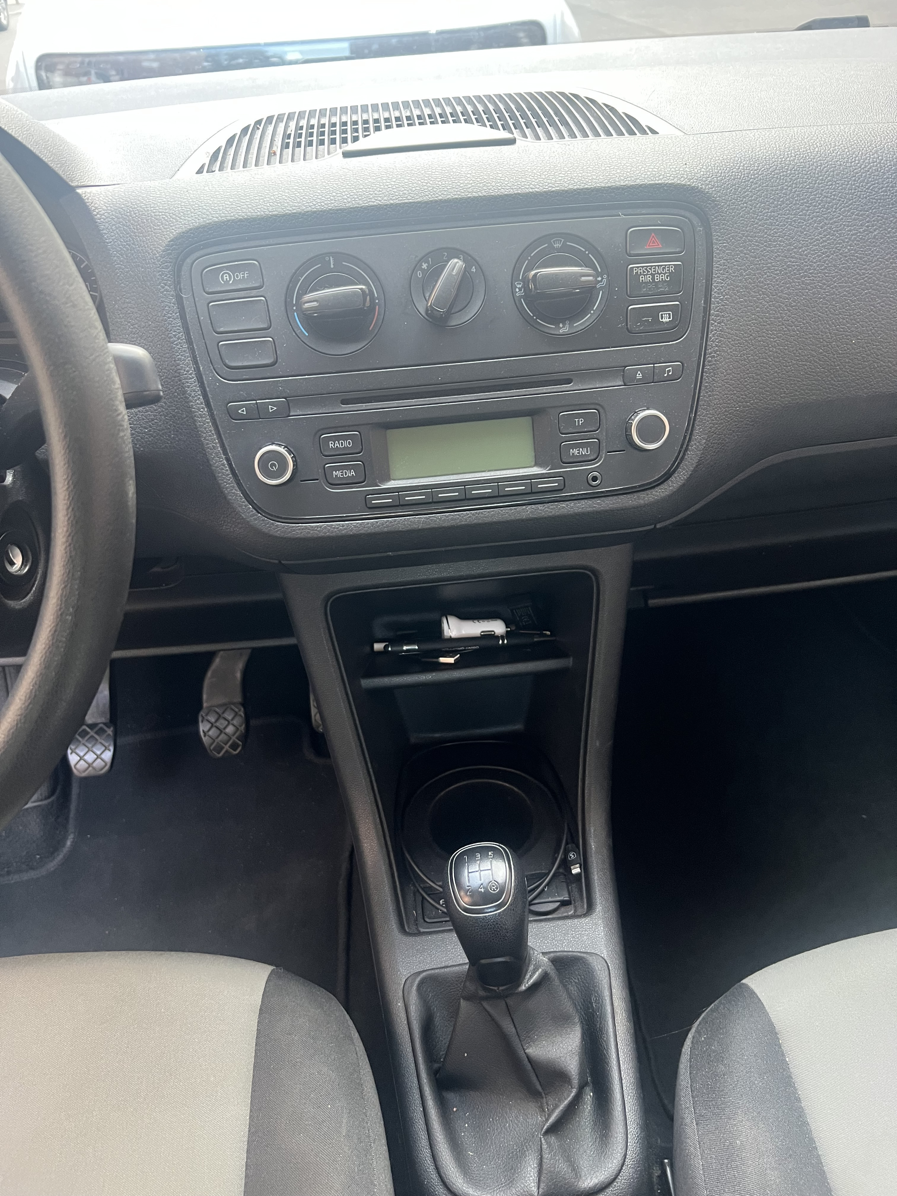 Hvid Skoda Citigo fra 2013