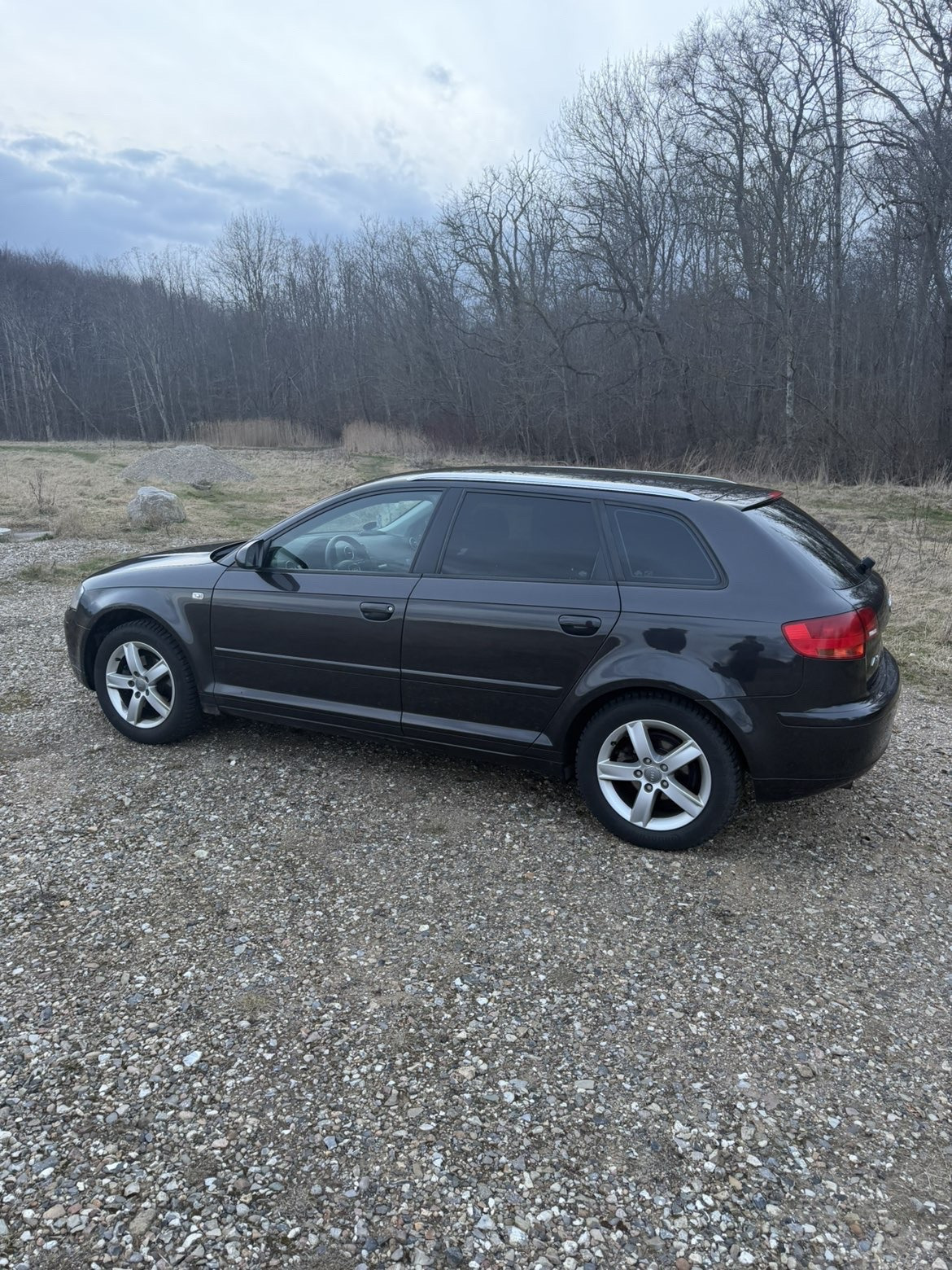 Sort Audi A3 fra 2007