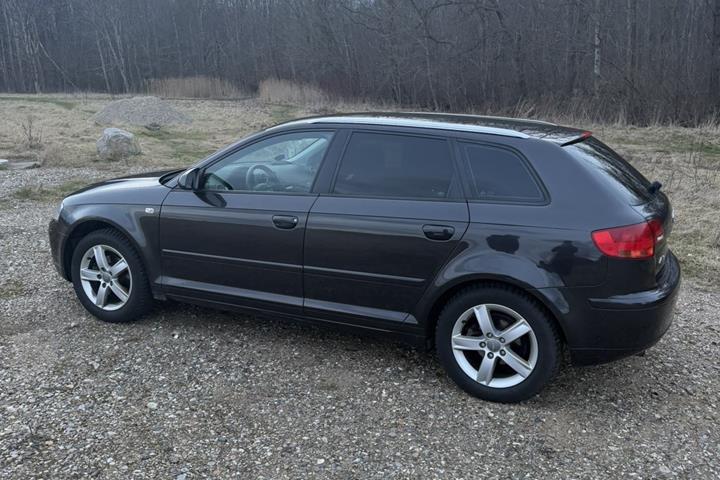 Sort Audi A3 fra 2007