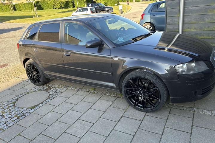 Sort Audi A3 fra 2007