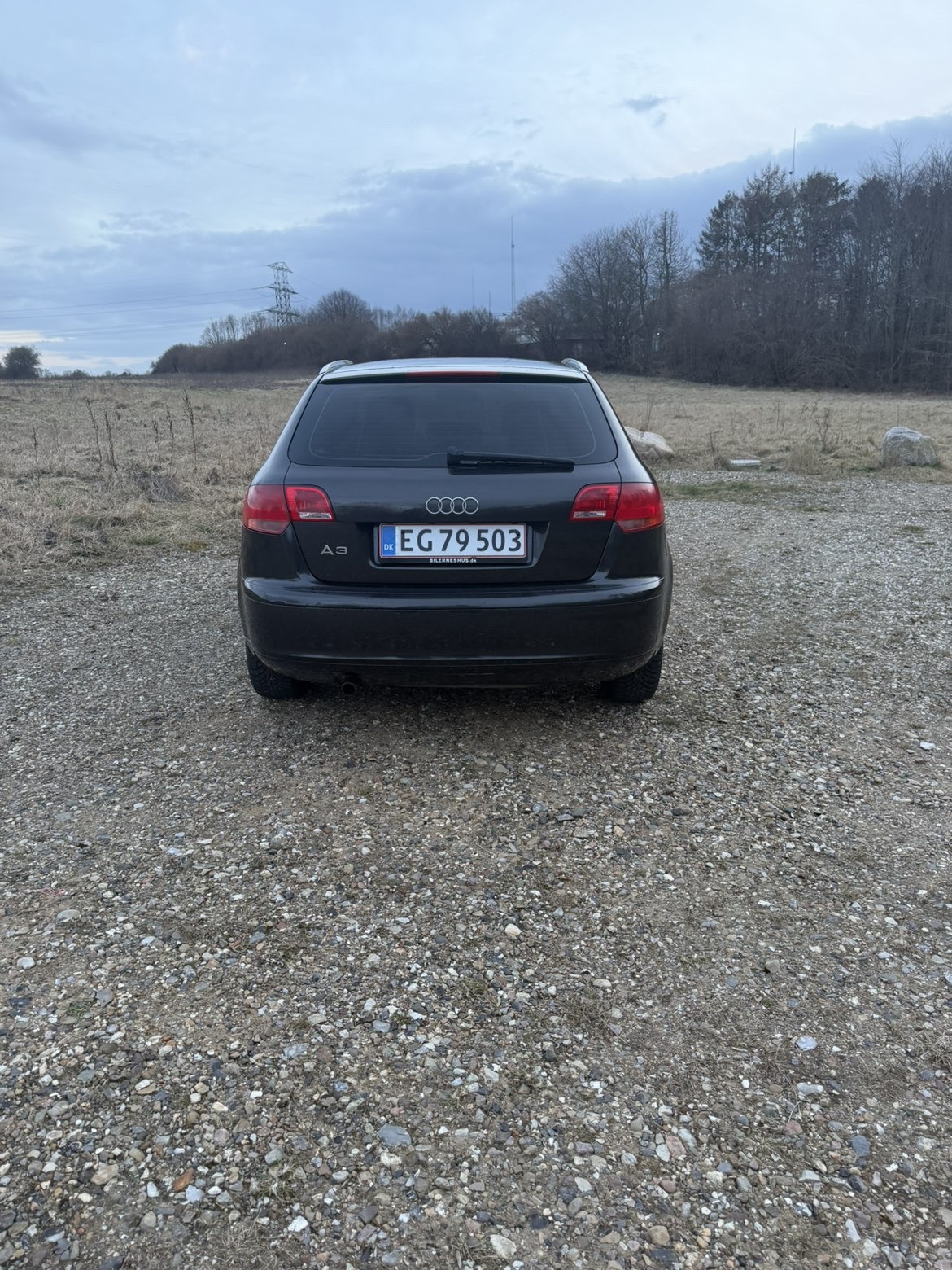Sort Audi A3 fra 2007