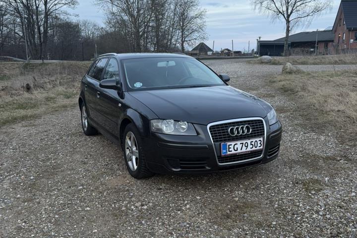 Sort Audi A3 fra 2007