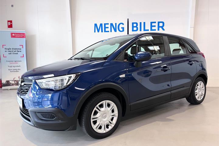 Blå Opel Crossland X fra 2020