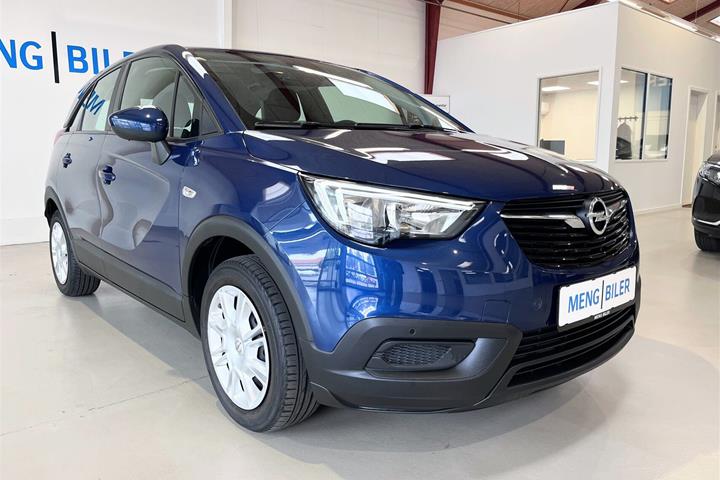 Blå Opel Crossland X fra 2020
