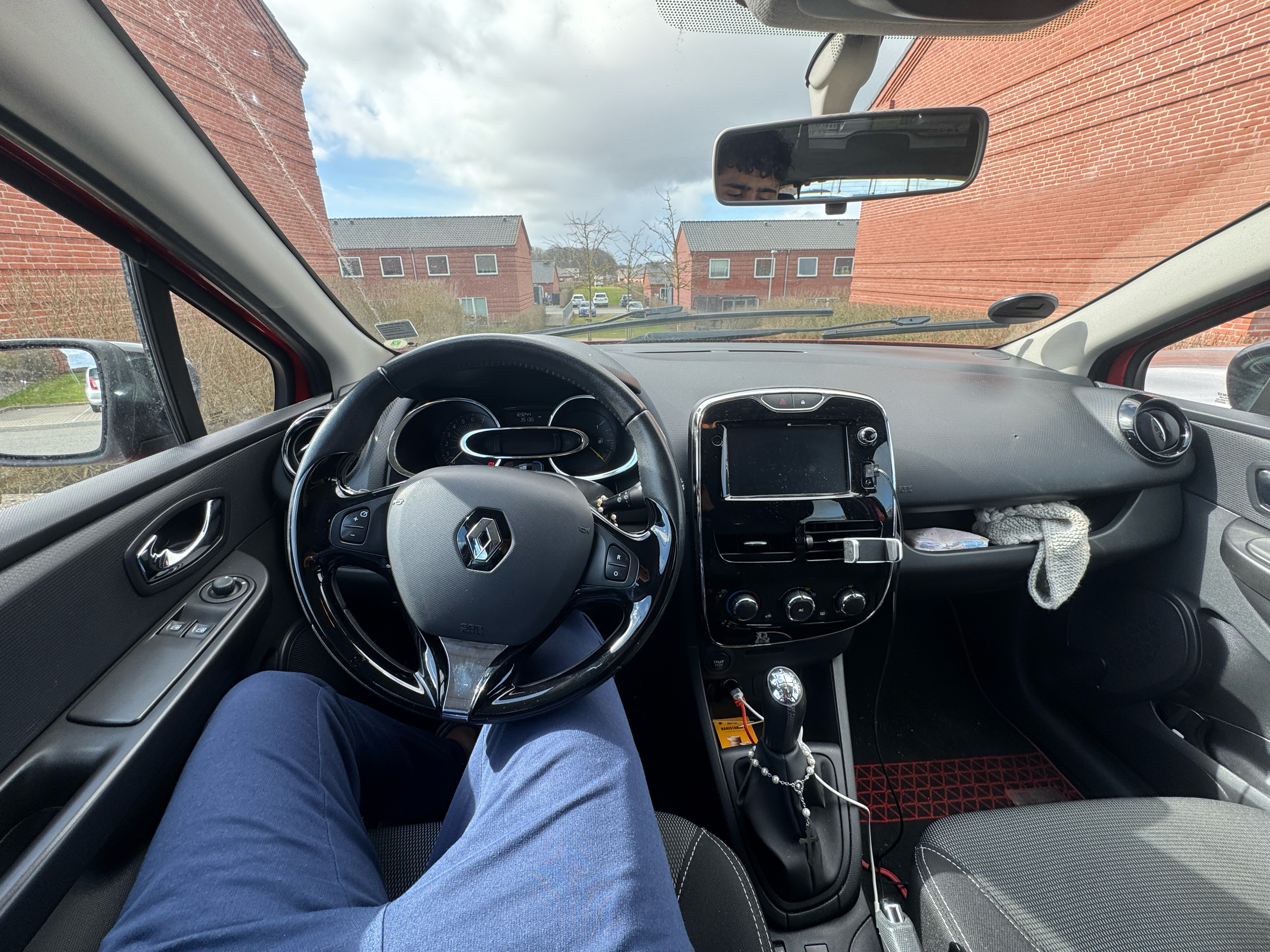 Rød Renault Ny Clio fra 2014
