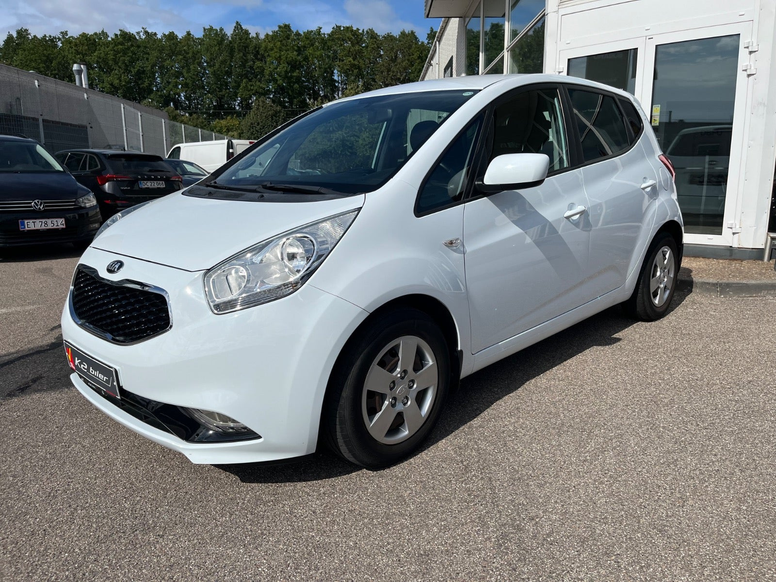Hvid Kia Venga fra 2016