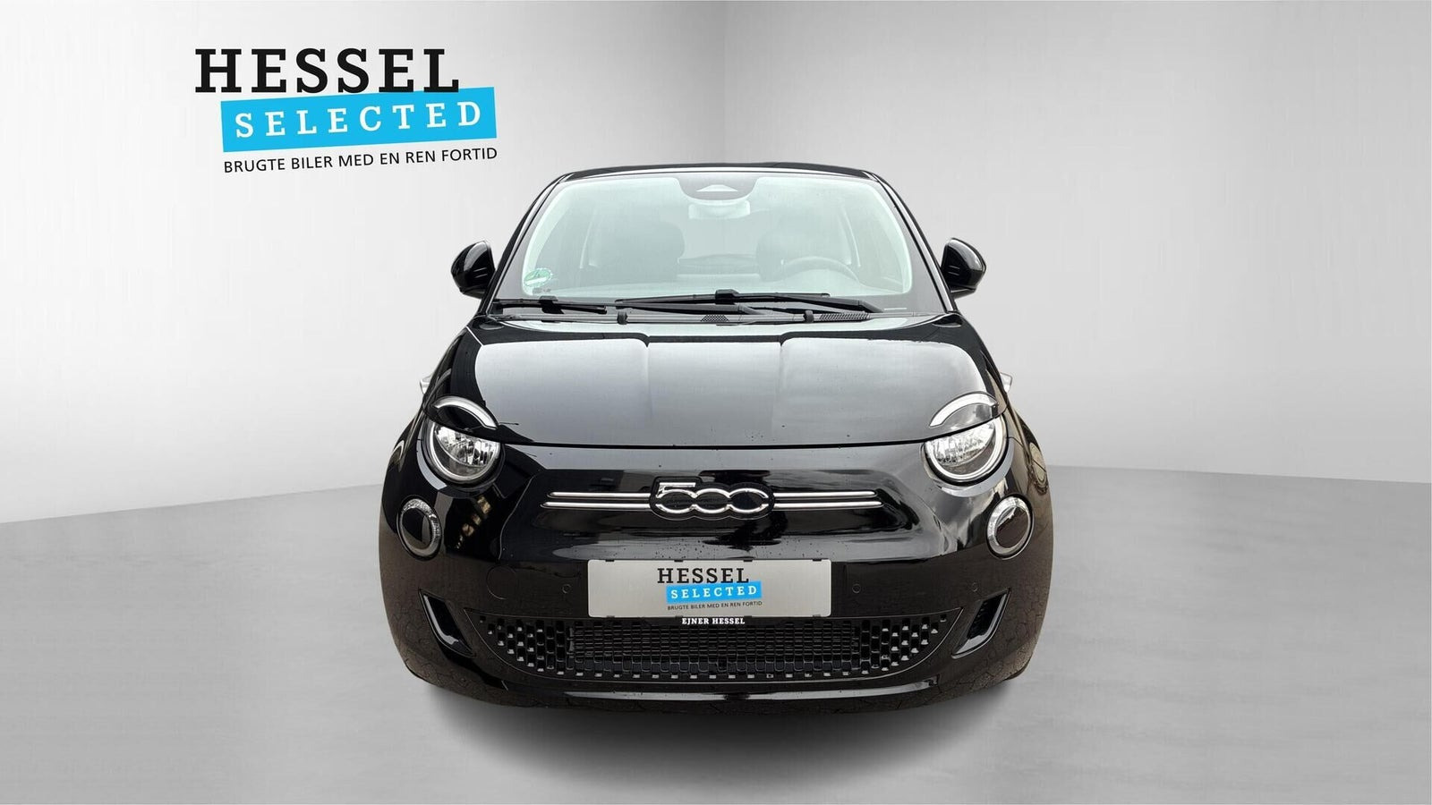 Hvid Fiat 500e fra 2023