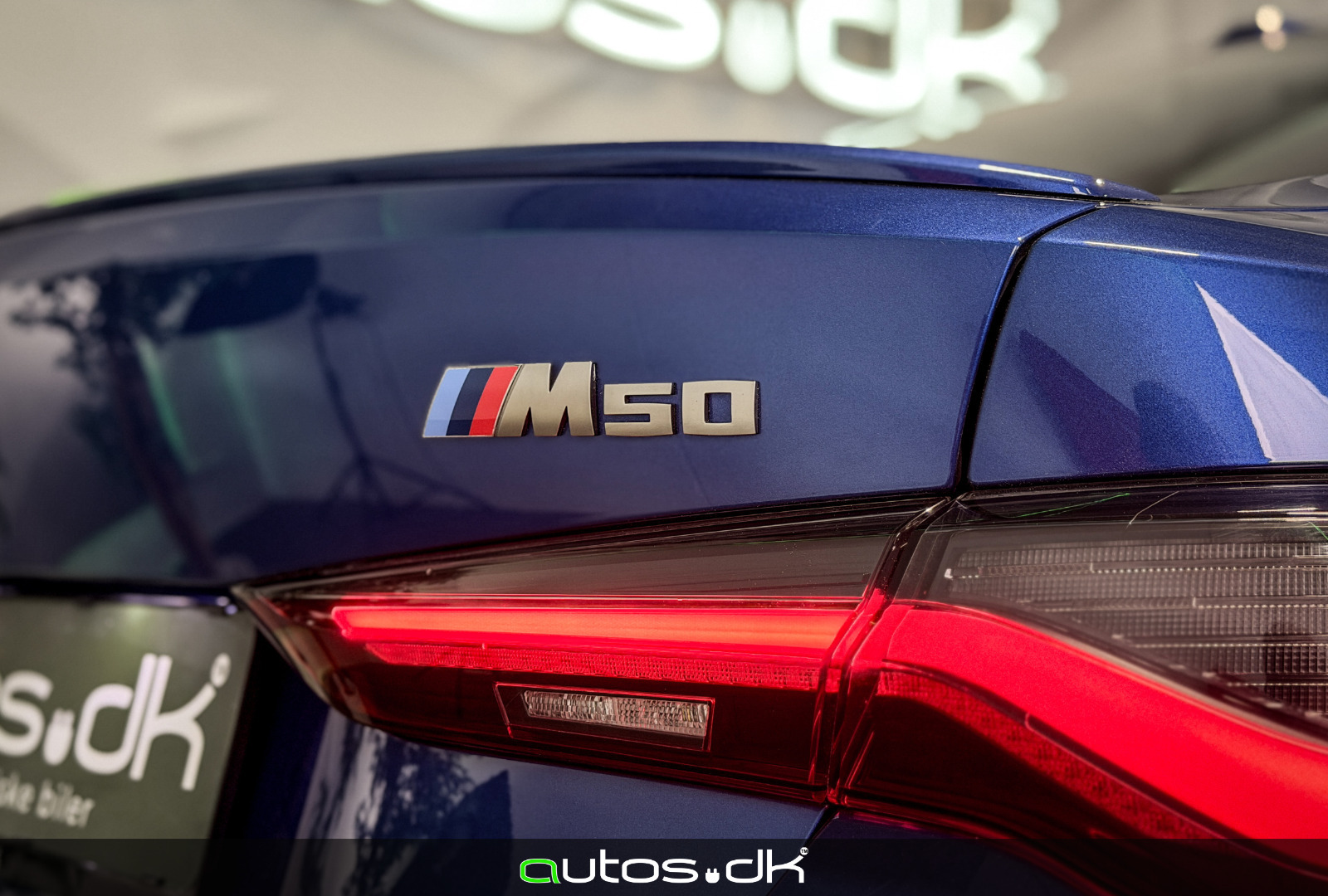 Blå BMW i4 fra 2022