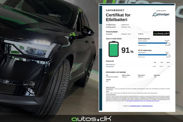Sort Polestar 2 fra 2022