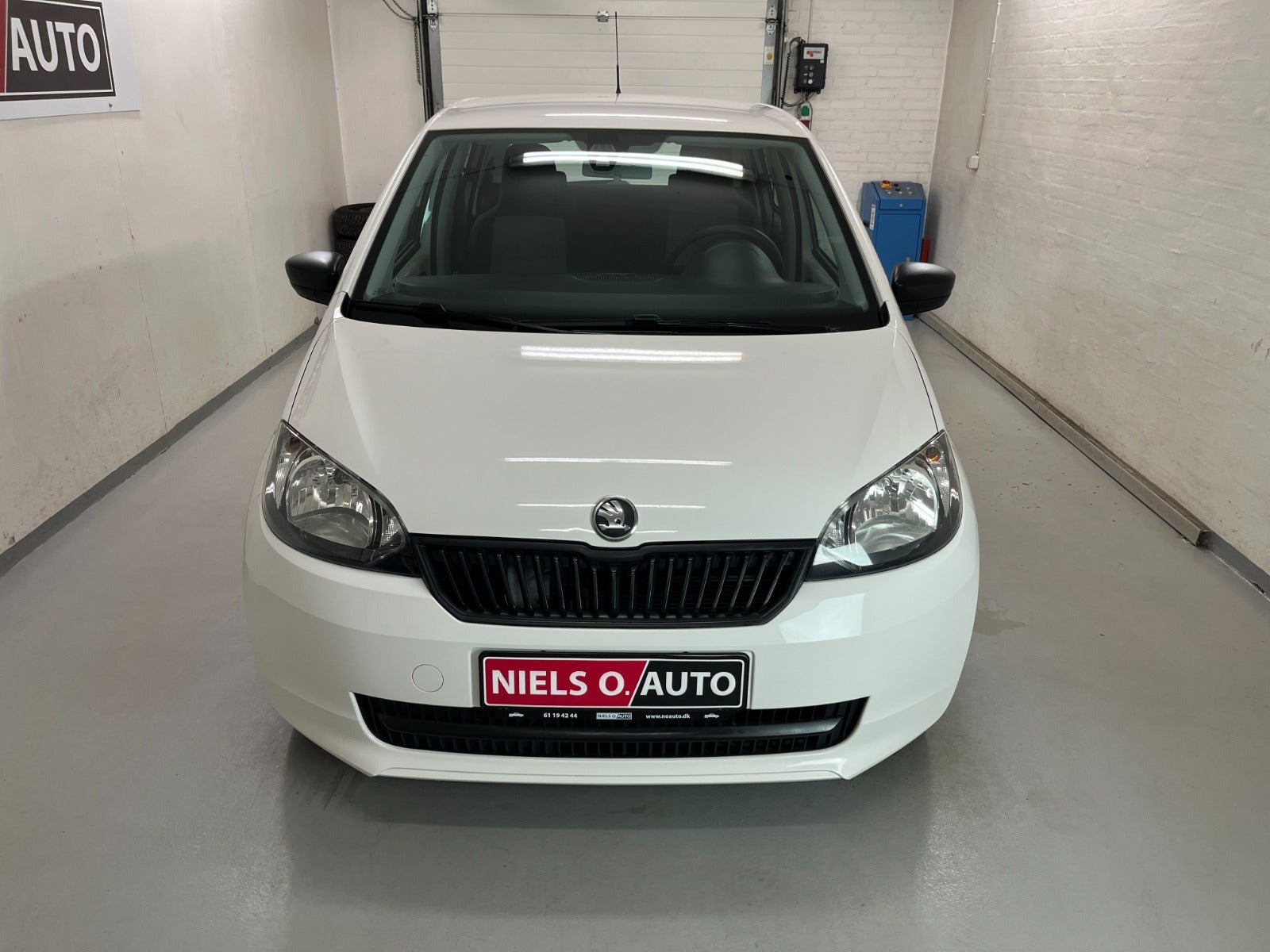 Hvid Skoda Citigo fra 2013