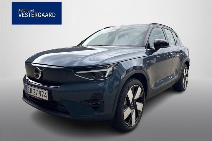 Blå Volvo EX40 fra 2026