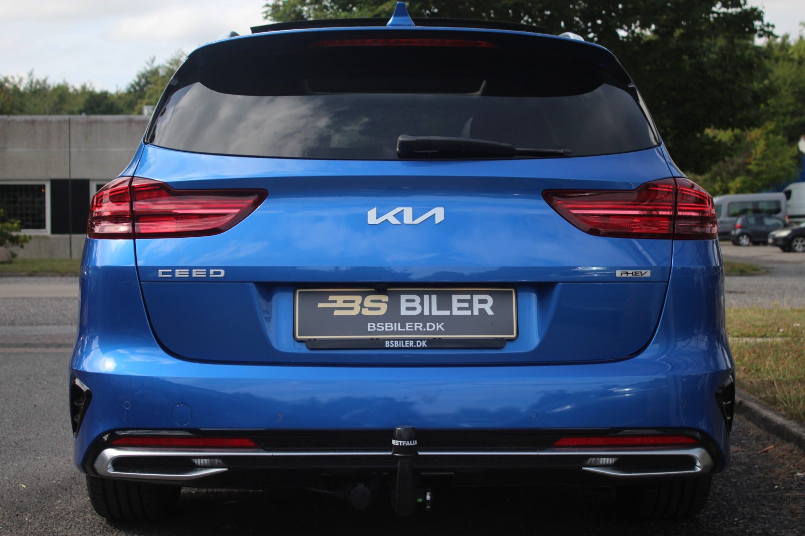Blå Kia Ceed fra 2022