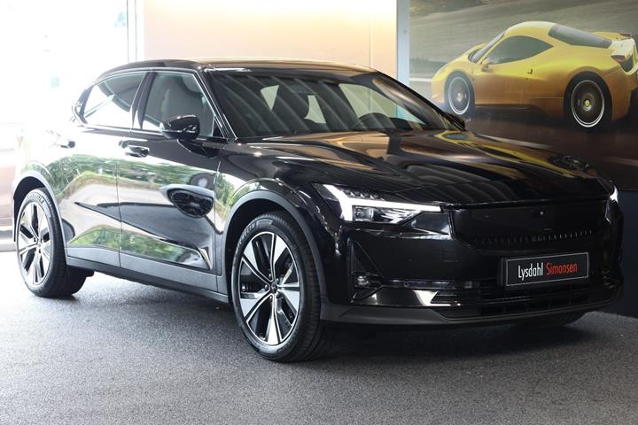 Sort Polestar 2 fra 2024