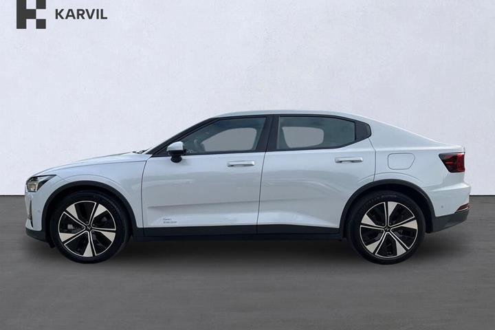 Hvid Polestar 2 fra 2024