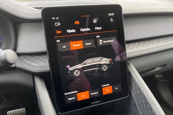 Hvid Polestar 2 fra 2024