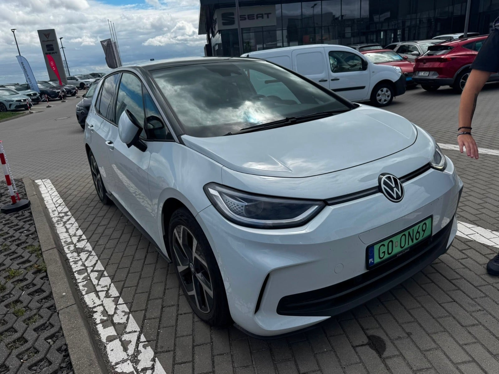 Hvid VW ID.3 fra 2023
