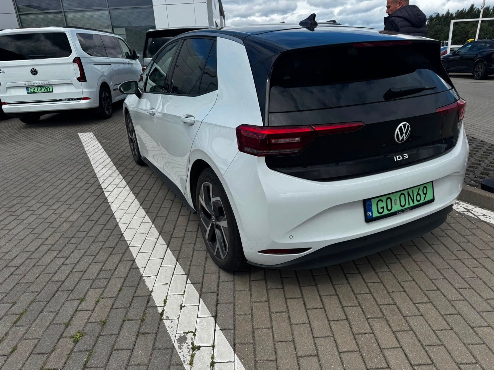 Hvid VW ID.3 fra 2023
