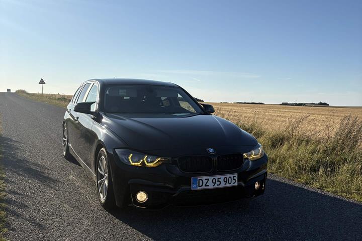 Sort BMW 316d fra 2014