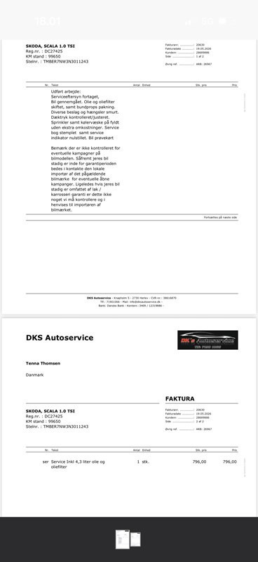 undefined Skoda Scala fra 2022