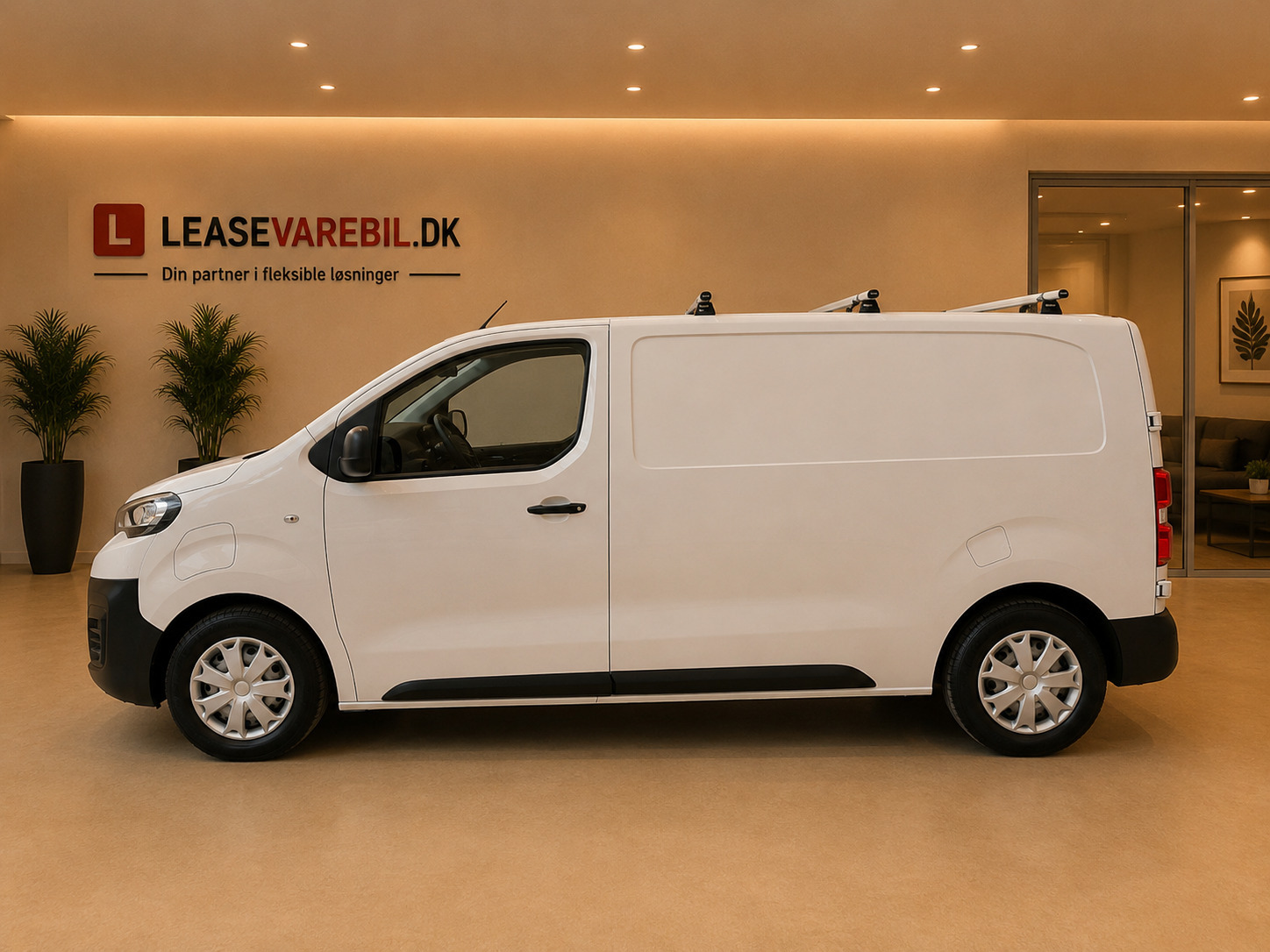 Hvid Peugeot e-Expert fra 2021
