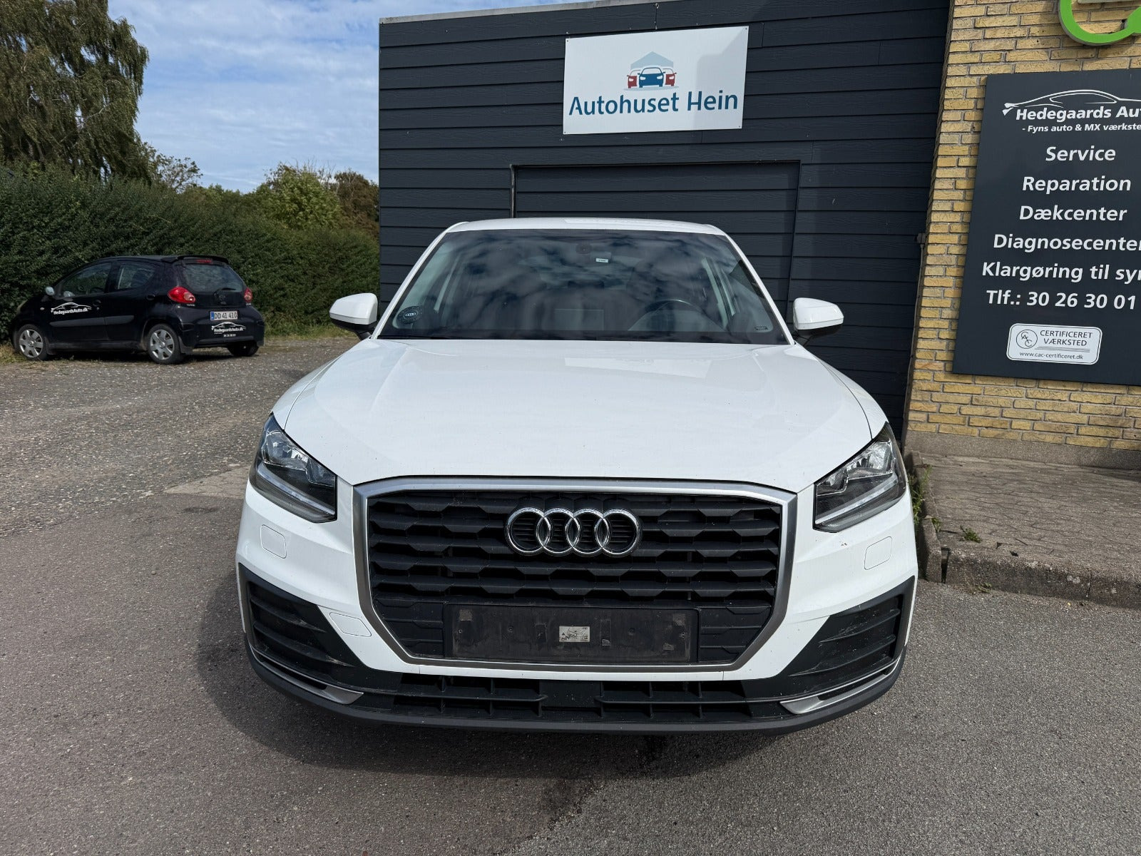 Hvid Audi Q2 fra 2018
